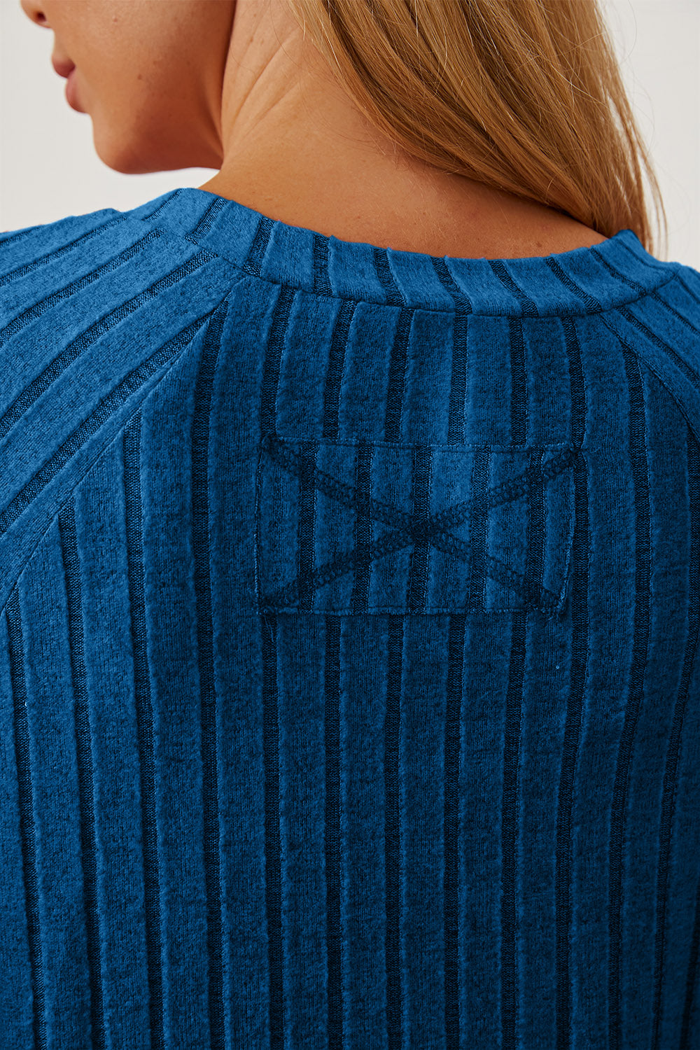 Basic Bae Full Size Ribbed Thumbhole Sleeve Shirt