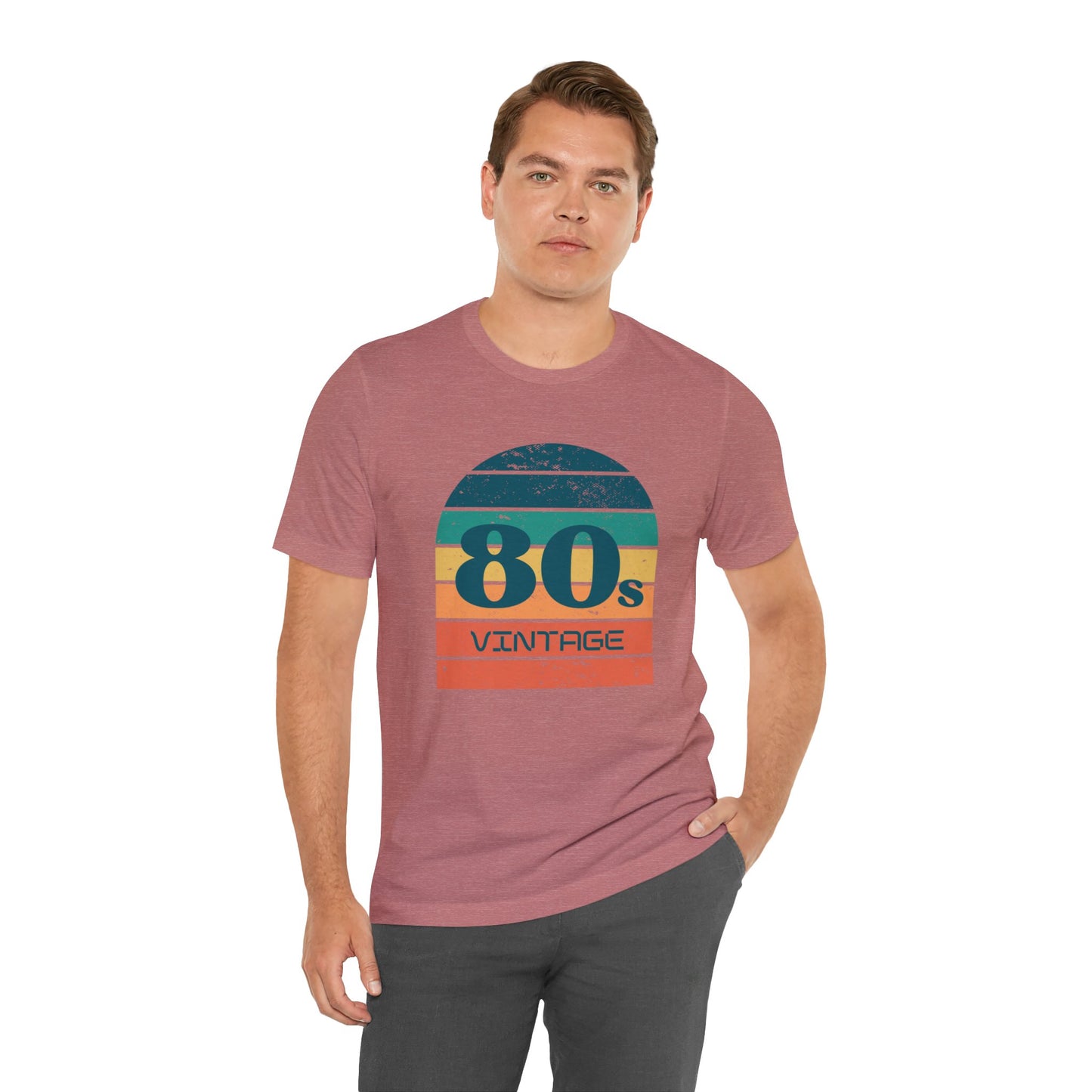 80s Vintage Retro Style Unisex Jersey Short Sleeve Tee S-3XL
