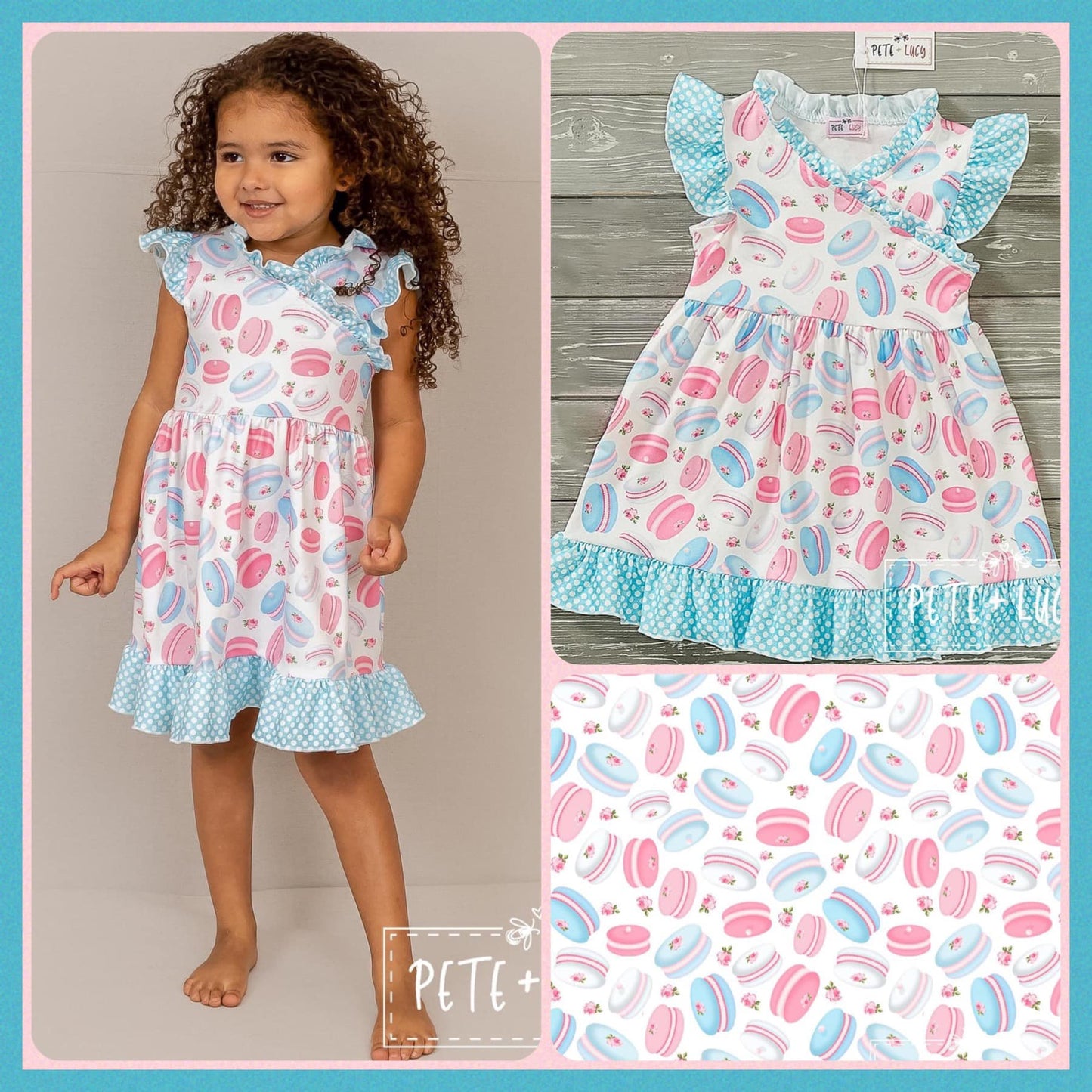 PETE + LUCY Macaron Party Dress Cookie Dessert