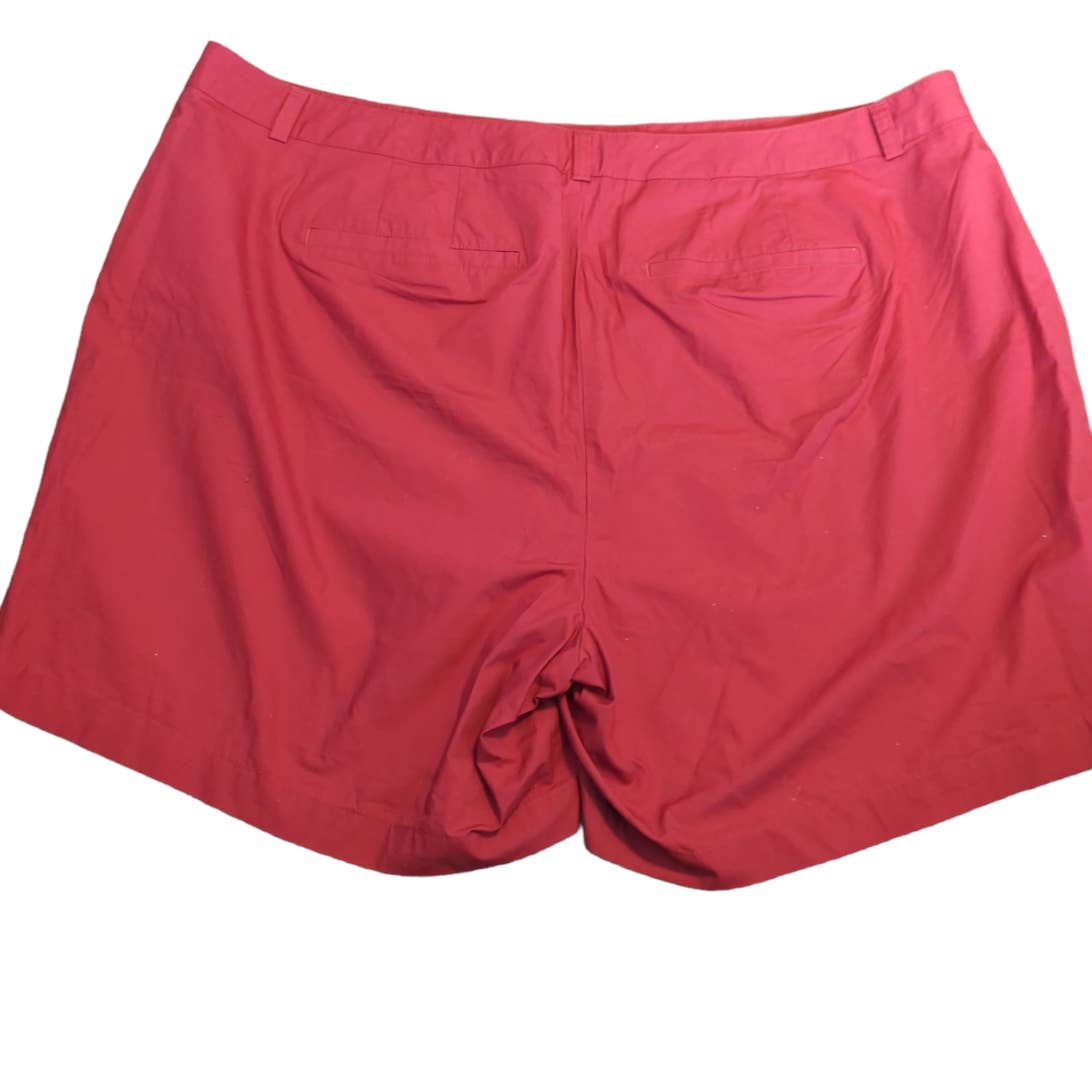 DOCKERS Rust Women's Shorts 22W Plus Summer Golf Casual