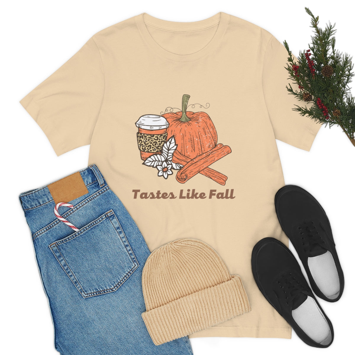 Tastes Like Fall Unisex Jersey Short Sleeve Tee S-3XL