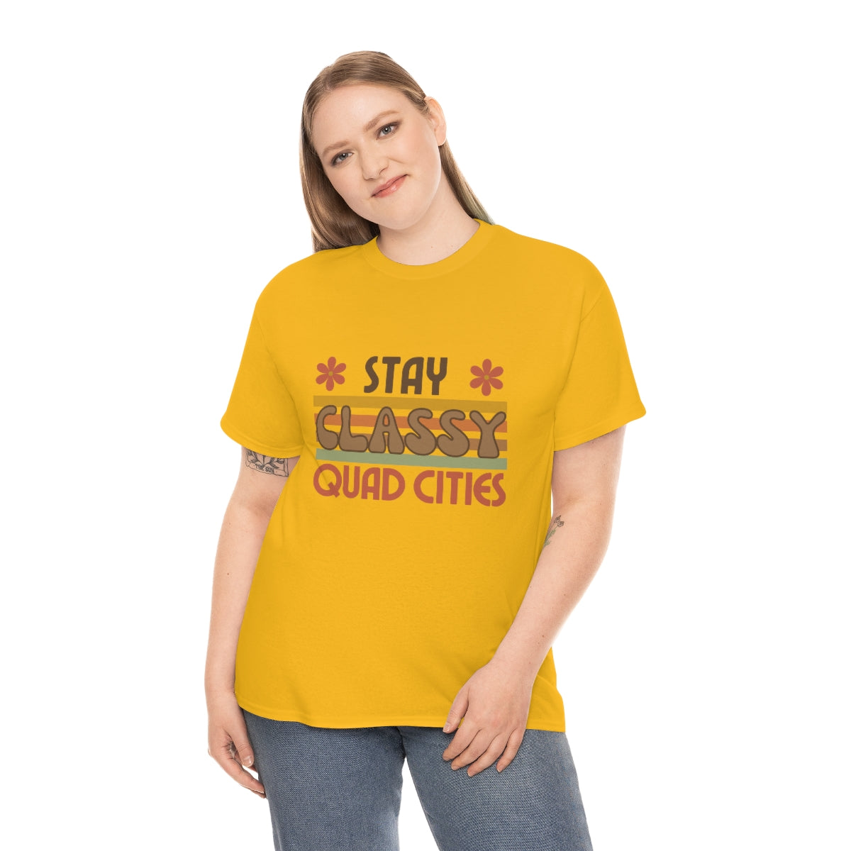 Stay Classy Quad Cities Tee Unisex S-5XL