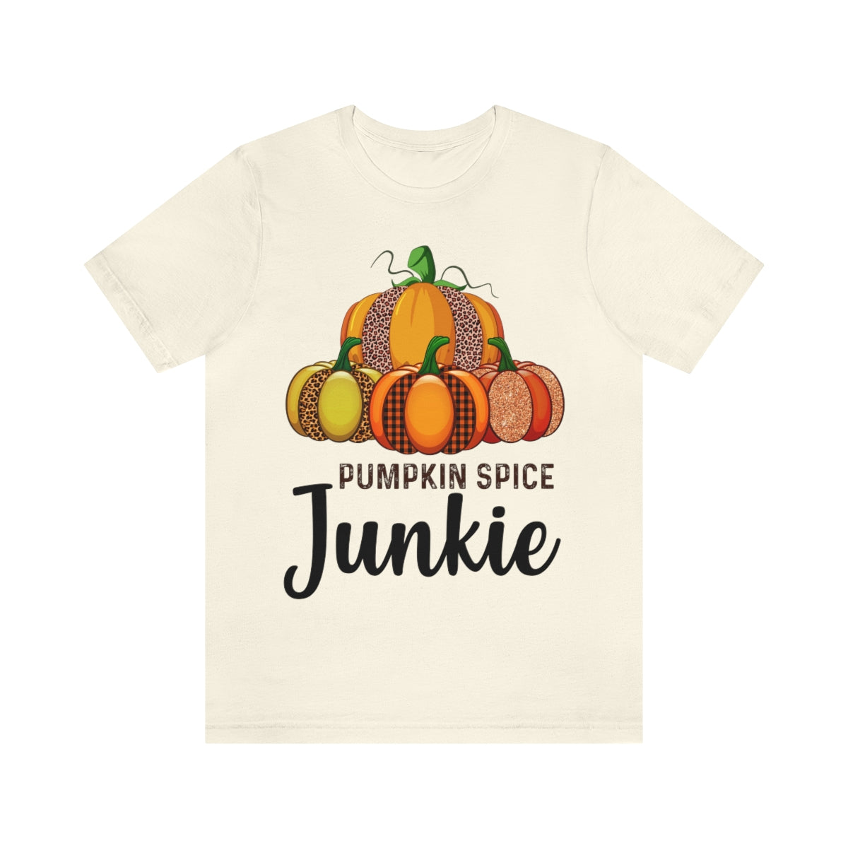 Pumpkin Spice Junkie Fall Unisex Jersey Short Sleeve Tee S-3XL