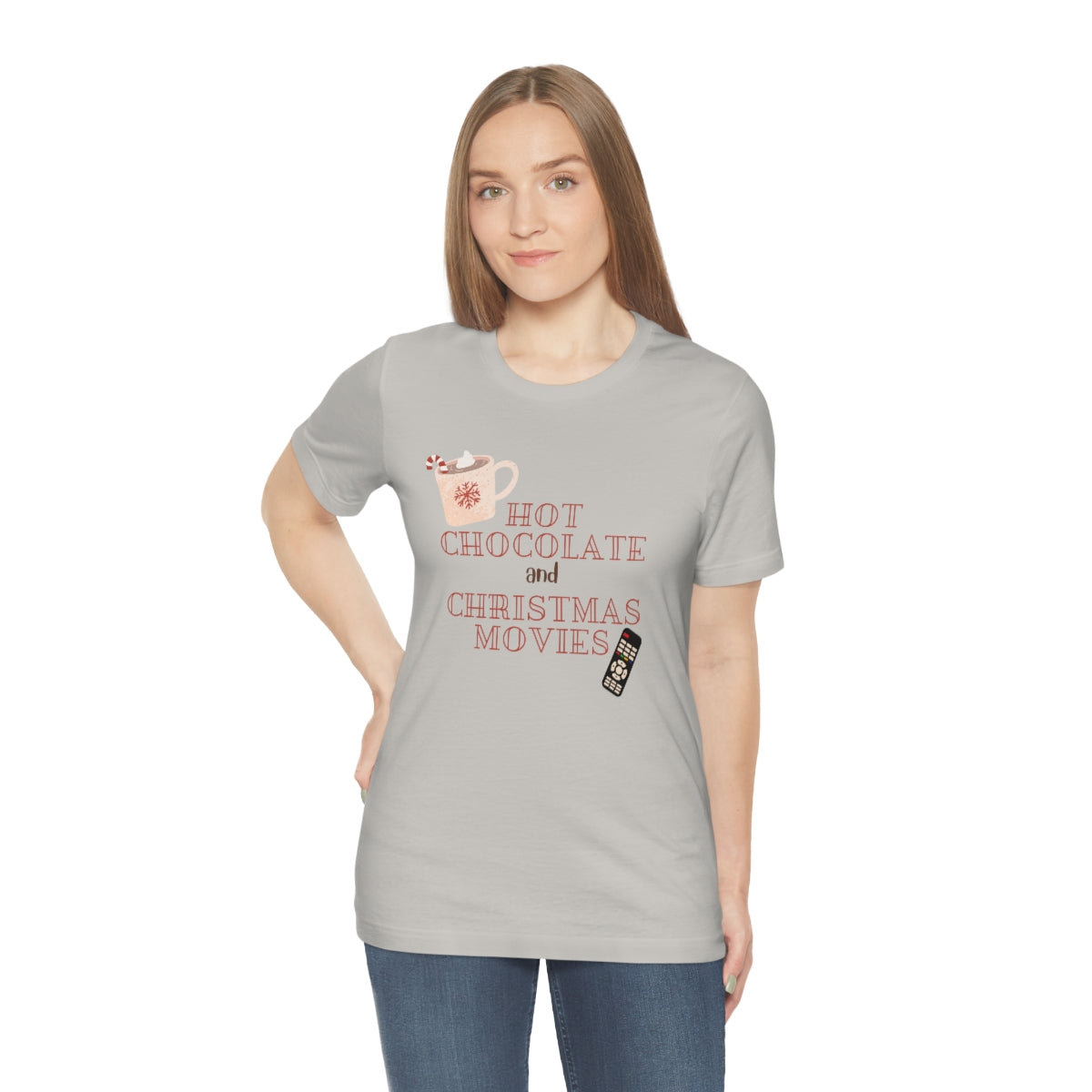 Hot Chocolate and Christmas Movies Unisex Tee S-3XL