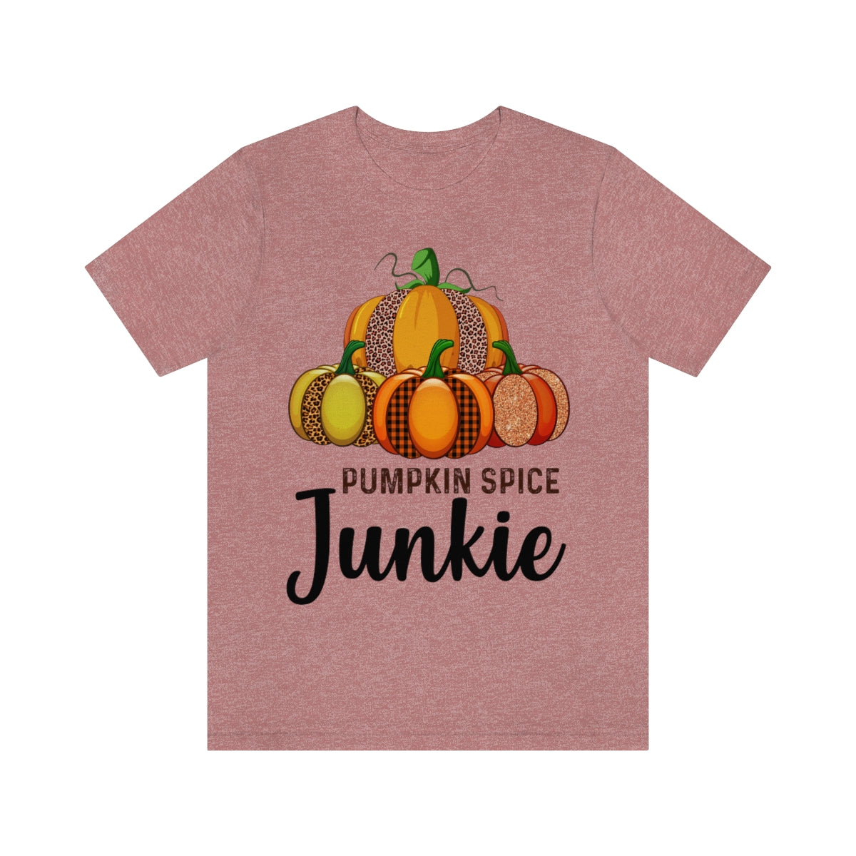 Pumpkin Spice Junkie Fall Unisex Jersey Short Sleeve Tee S-3XL