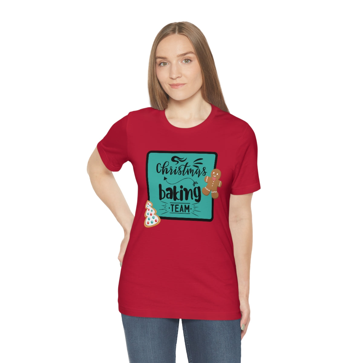 Christmas Baking Team Unisex Jersey Short Sleeve Tee S-3XL