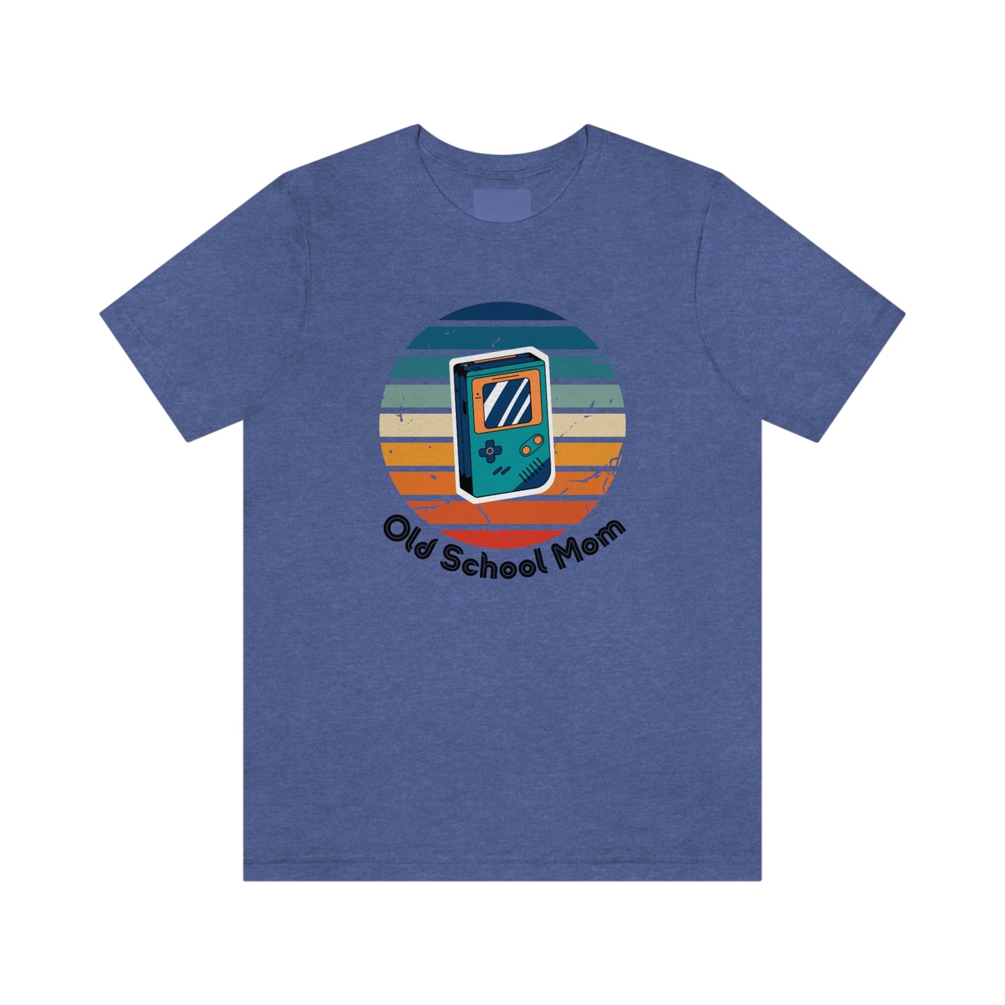 Old School Mom Retro Gaming Unisex Jersey Short Sleeve Tee Small-3XL