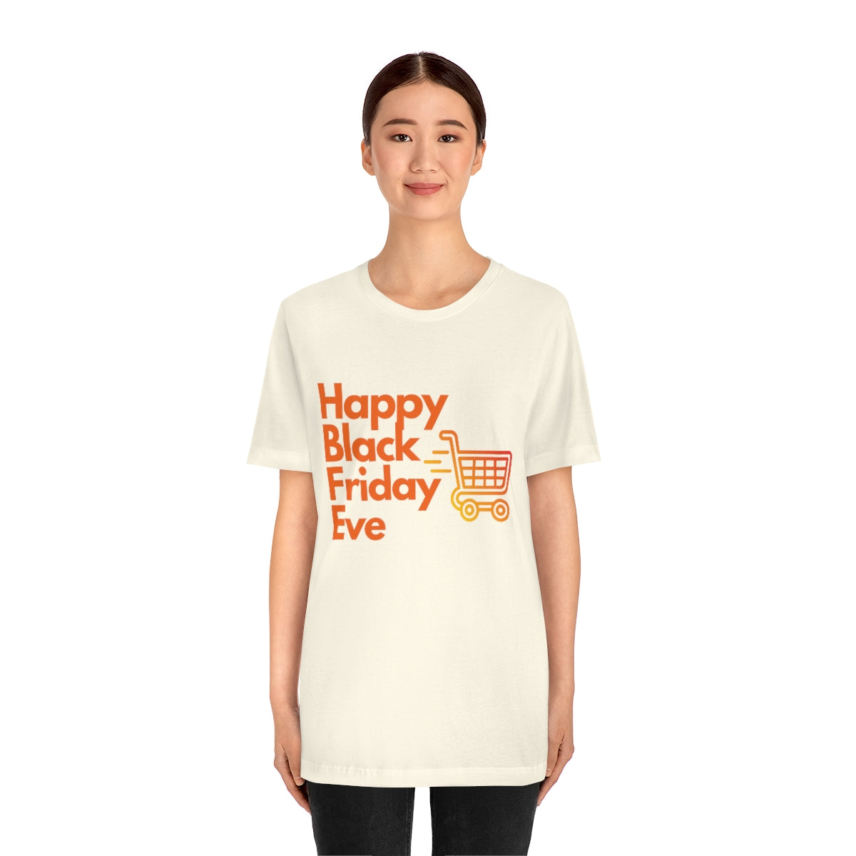 Happy Black Friday Eve Thanksgiving Unisex Jersey Short Sleeve Tee S-3XL