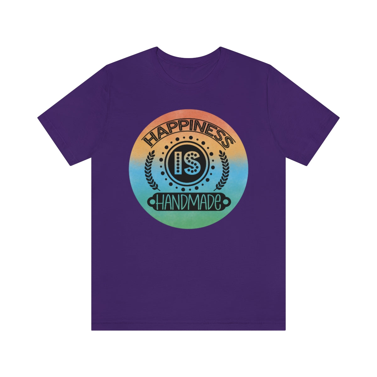 Happiness is Handmade Ombre Unisex Jersey Short Sleeve Tee S-3XL