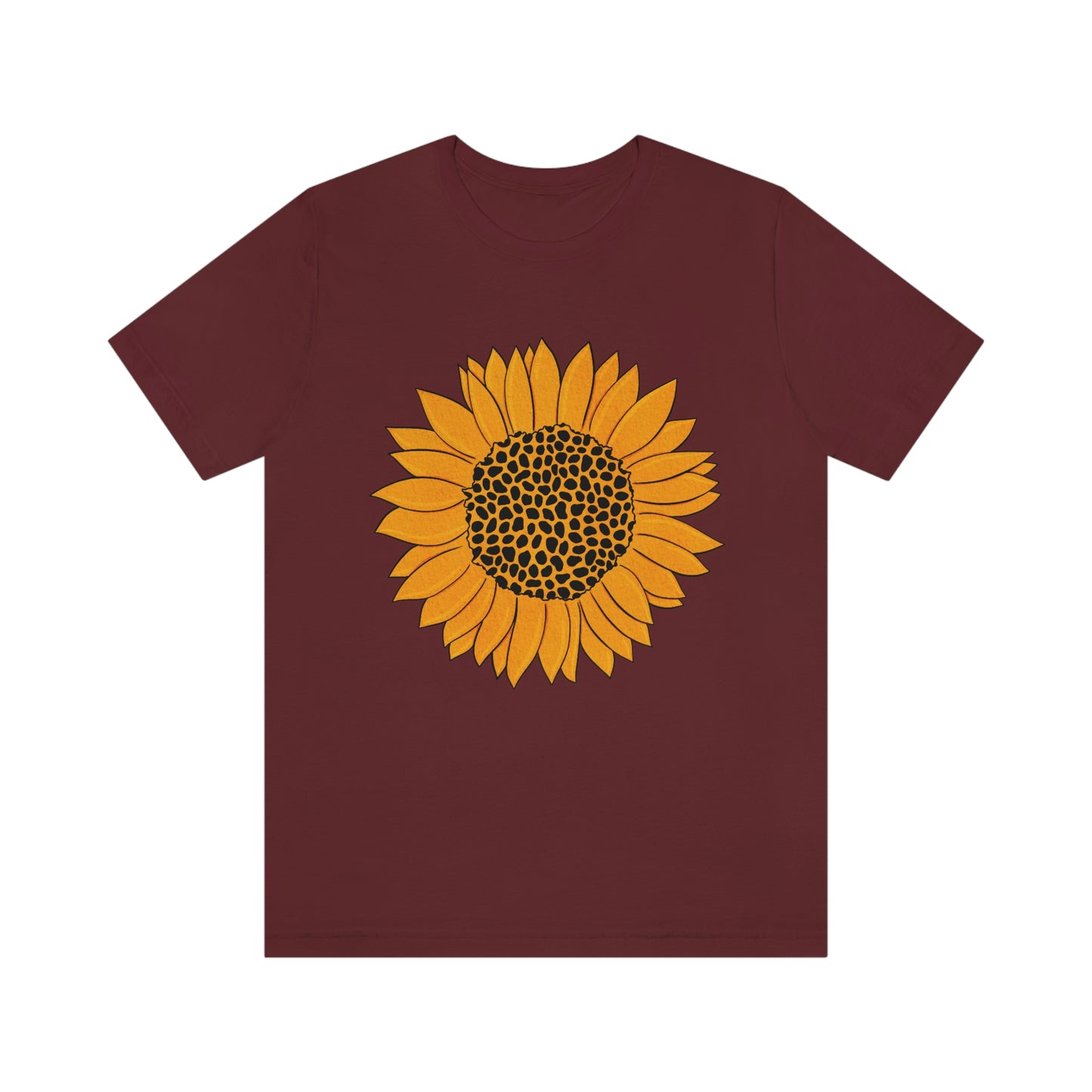 Sunny Sunflower Fall Unisex Jersey Short Sleeve Tee S-3XL