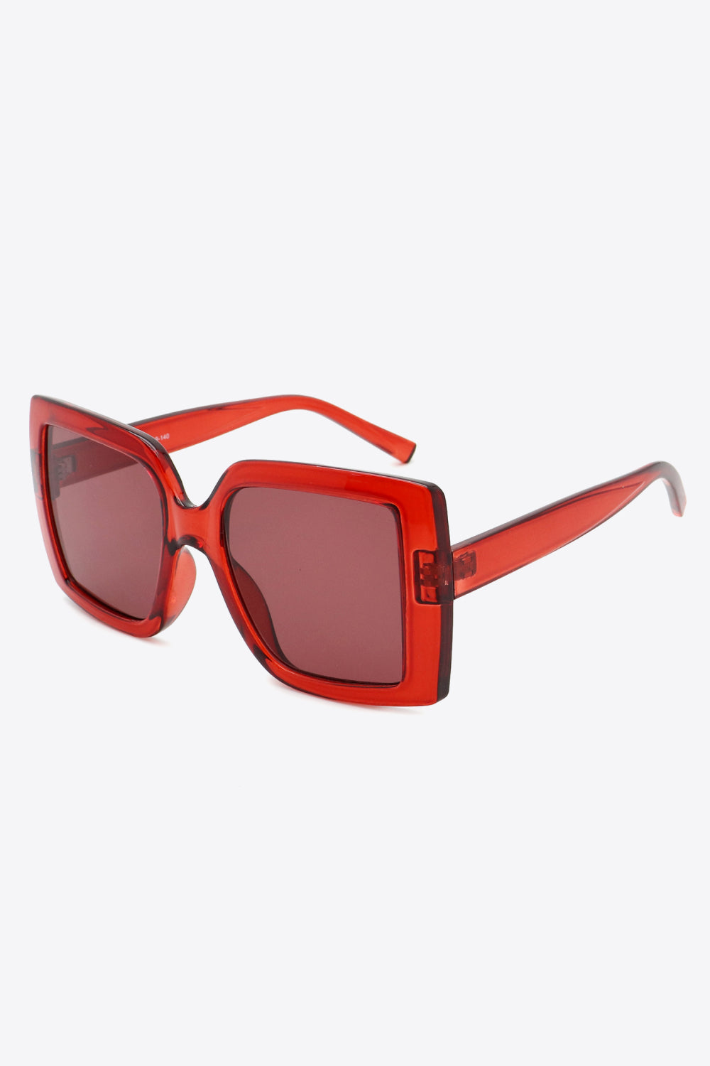 Retro Oversized Acetate Lens Square Sunglasses