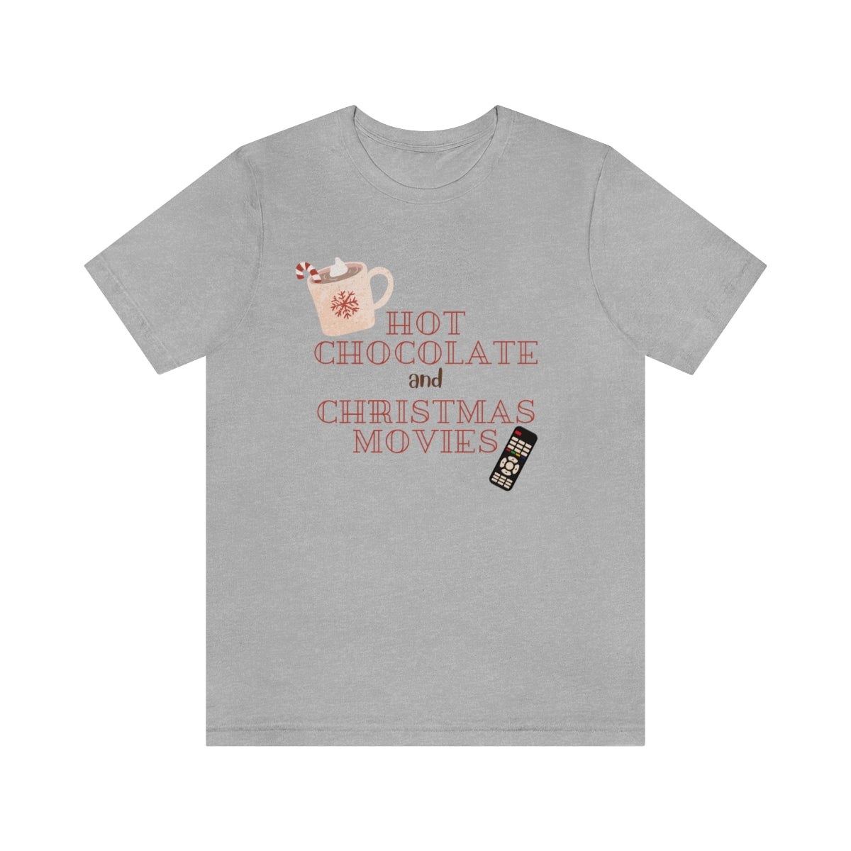 Hot Chocolate and Christmas Movies Unisex Tee S-3XL