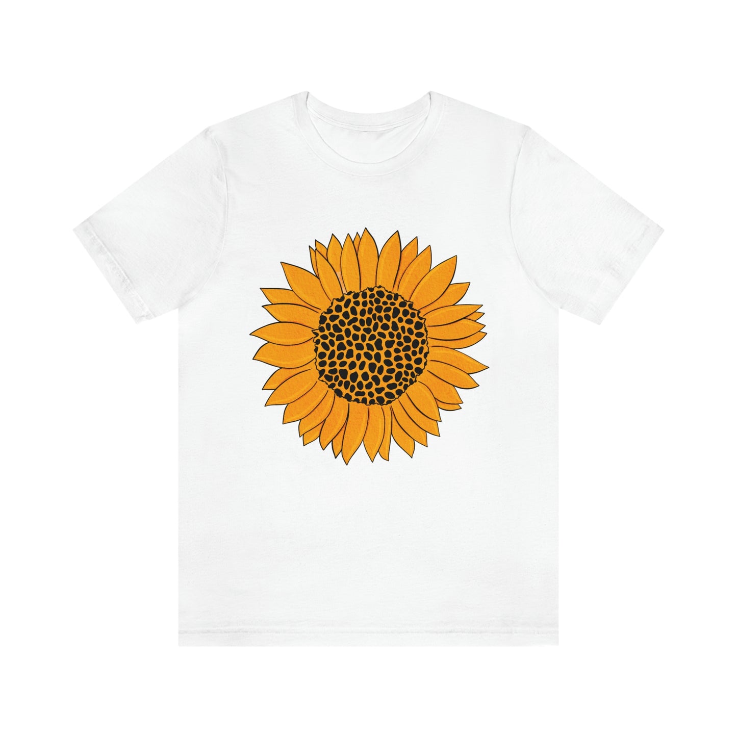 Sunny Sunflower Fall Unisex Jersey Short Sleeve Tee S-3XL