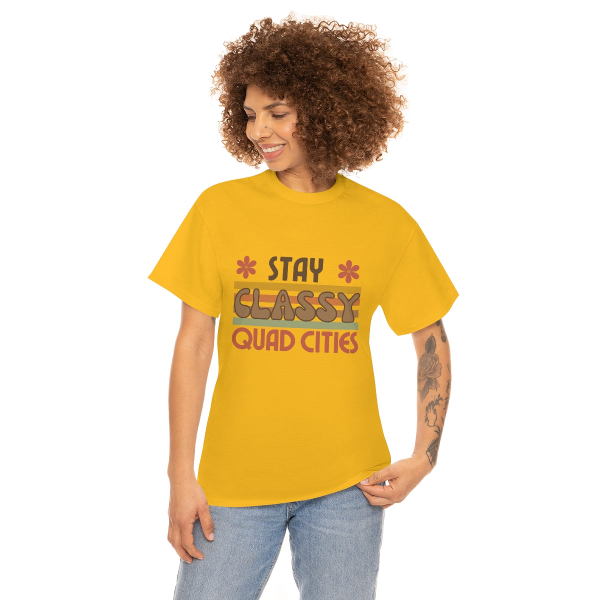 Stay Classy Quad Cities Tee Unisex S-5XL