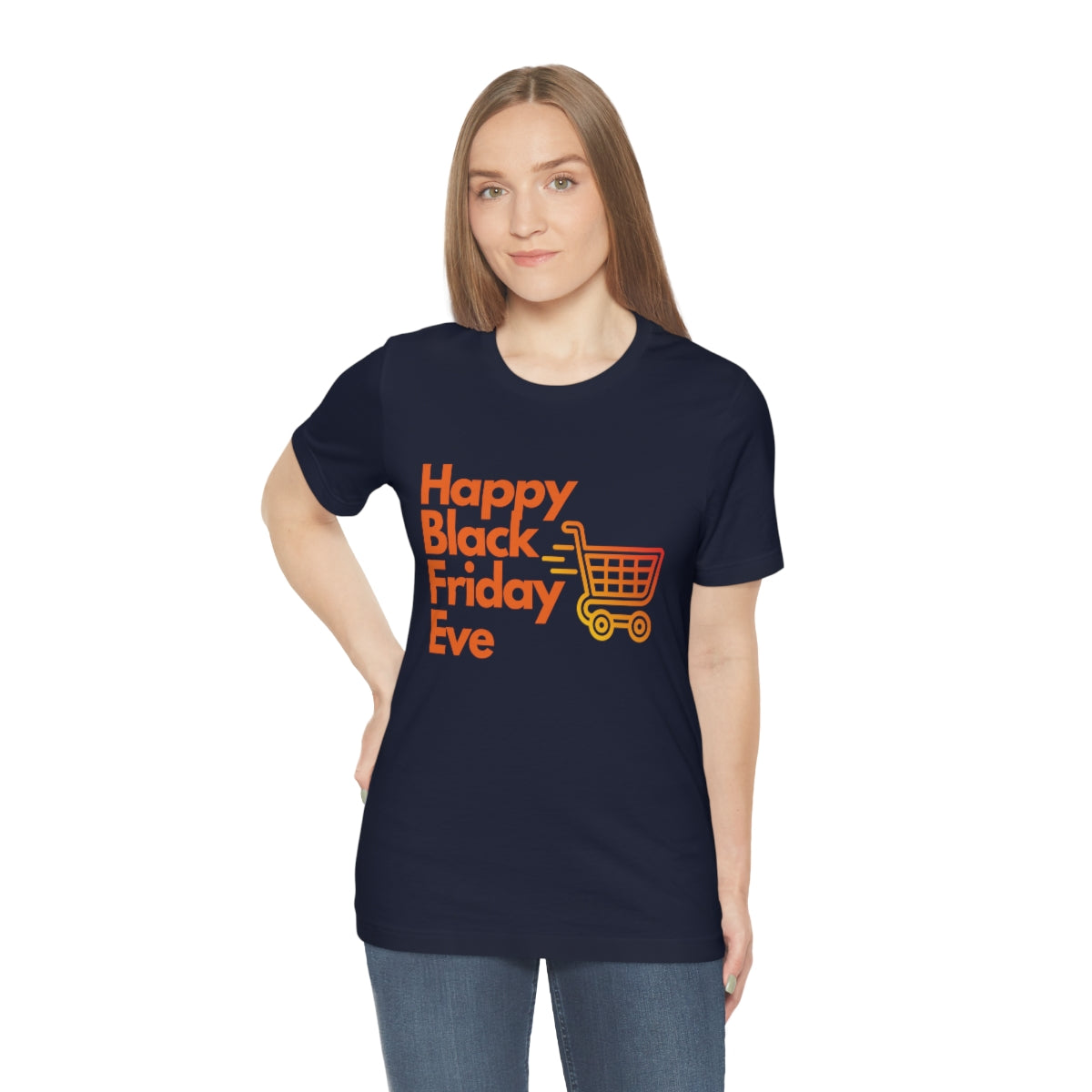 Happy Black Friday Eve Thanksgiving Unisex Jersey Short Sleeve Tee S-3XL