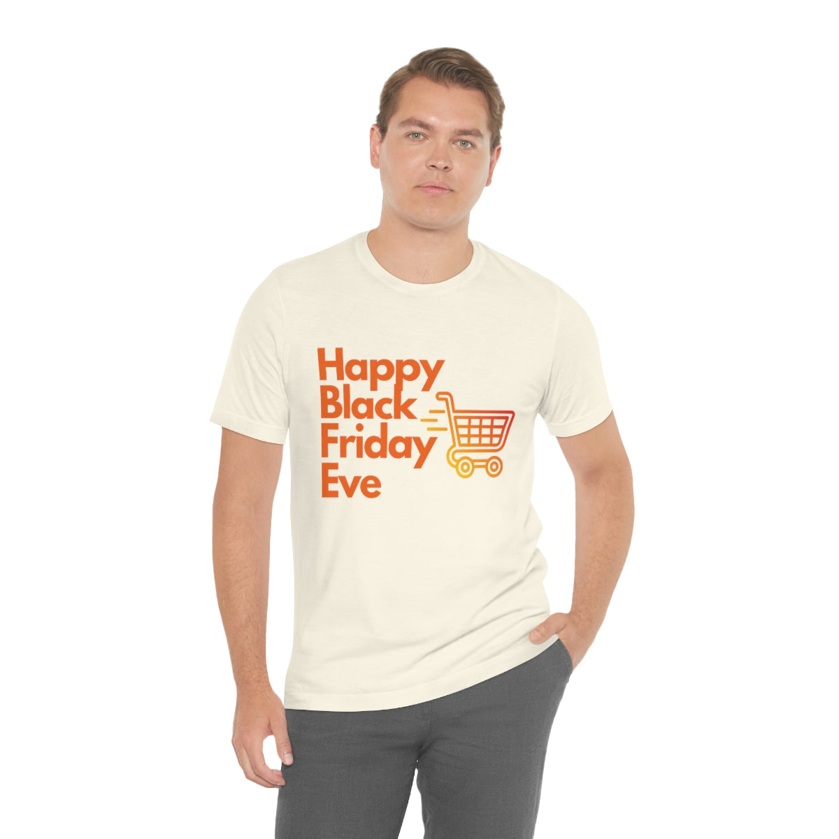 Happy Black Friday Eve Thanksgiving Unisex Jersey Short Sleeve Tee S-3XL