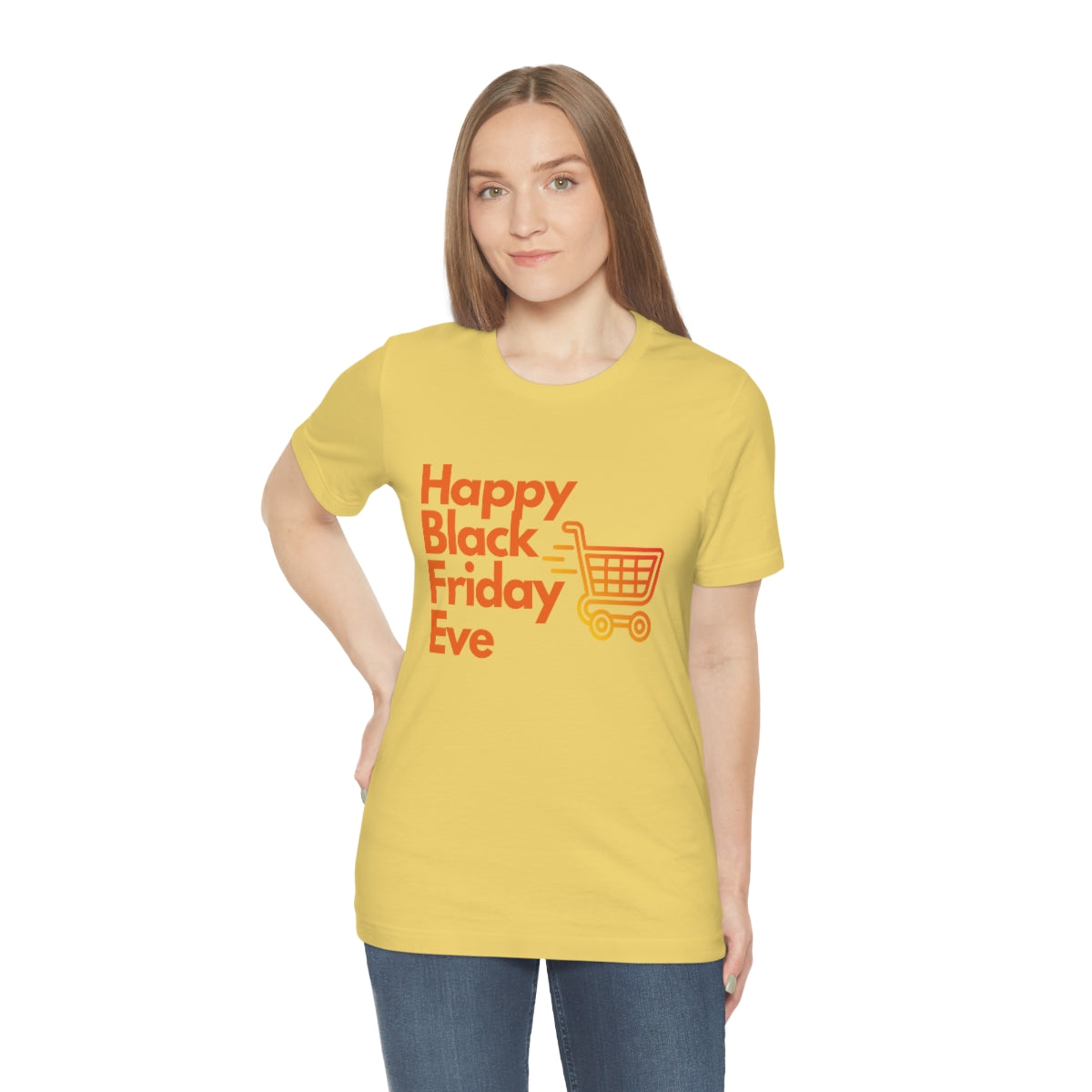 Happy Black Friday Eve Thanksgiving Unisex Jersey Short Sleeve Tee S-3XL