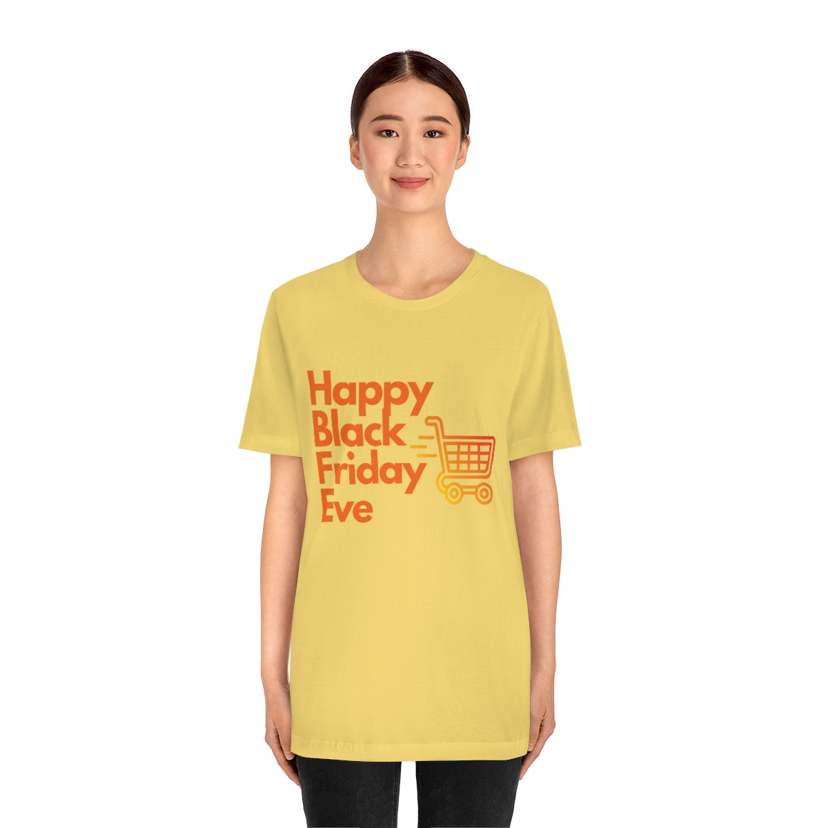 Happy Black Friday Eve Thanksgiving Unisex Jersey Short Sleeve Tee S-3XL