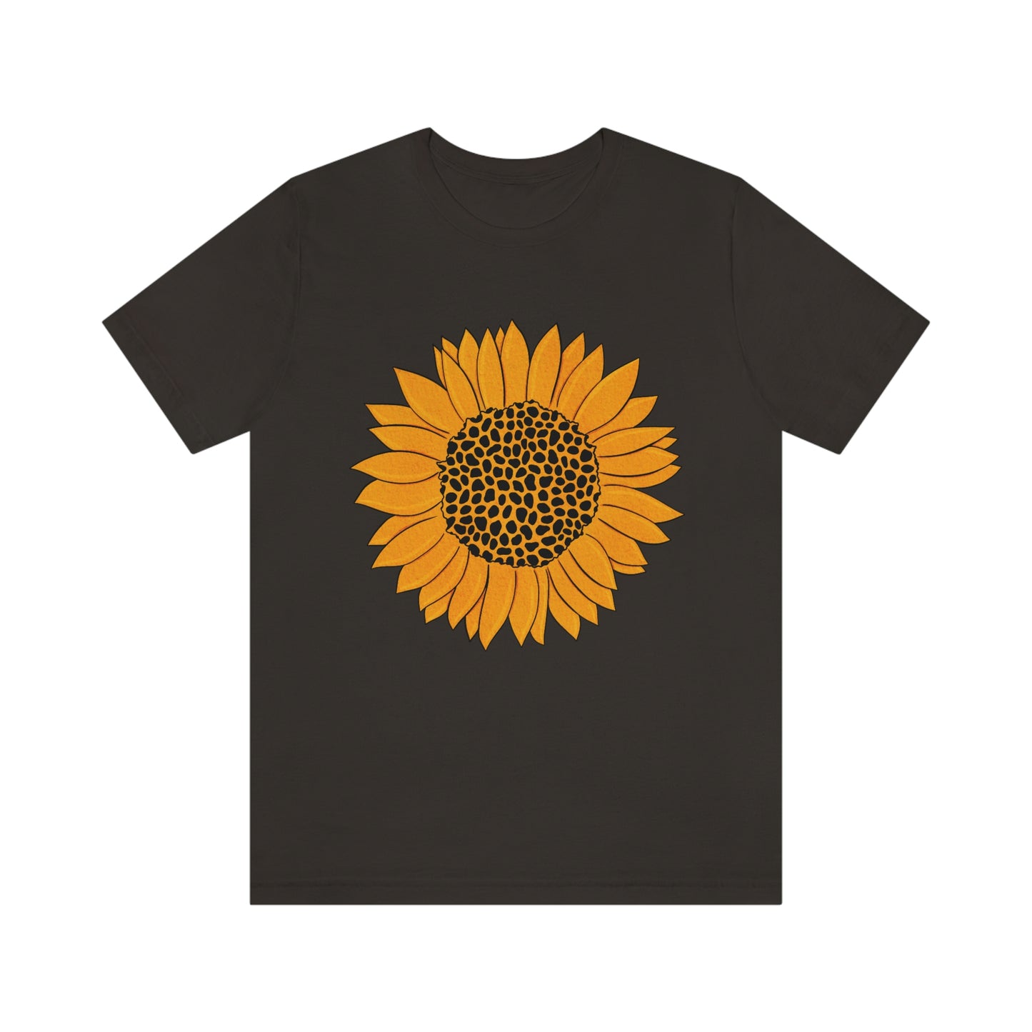 Sunny Sunflower Fall Unisex Jersey Short Sleeve Tee S-3XL