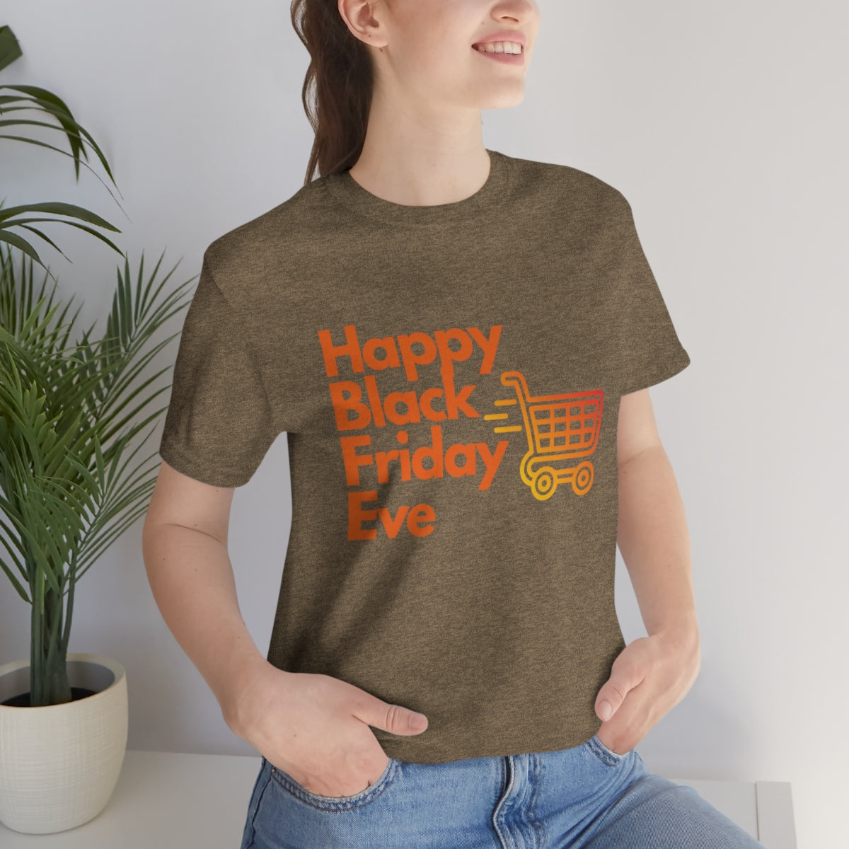 Happy Black Friday Eve Thanksgiving Unisex Jersey Short Sleeve Tee S-3XL