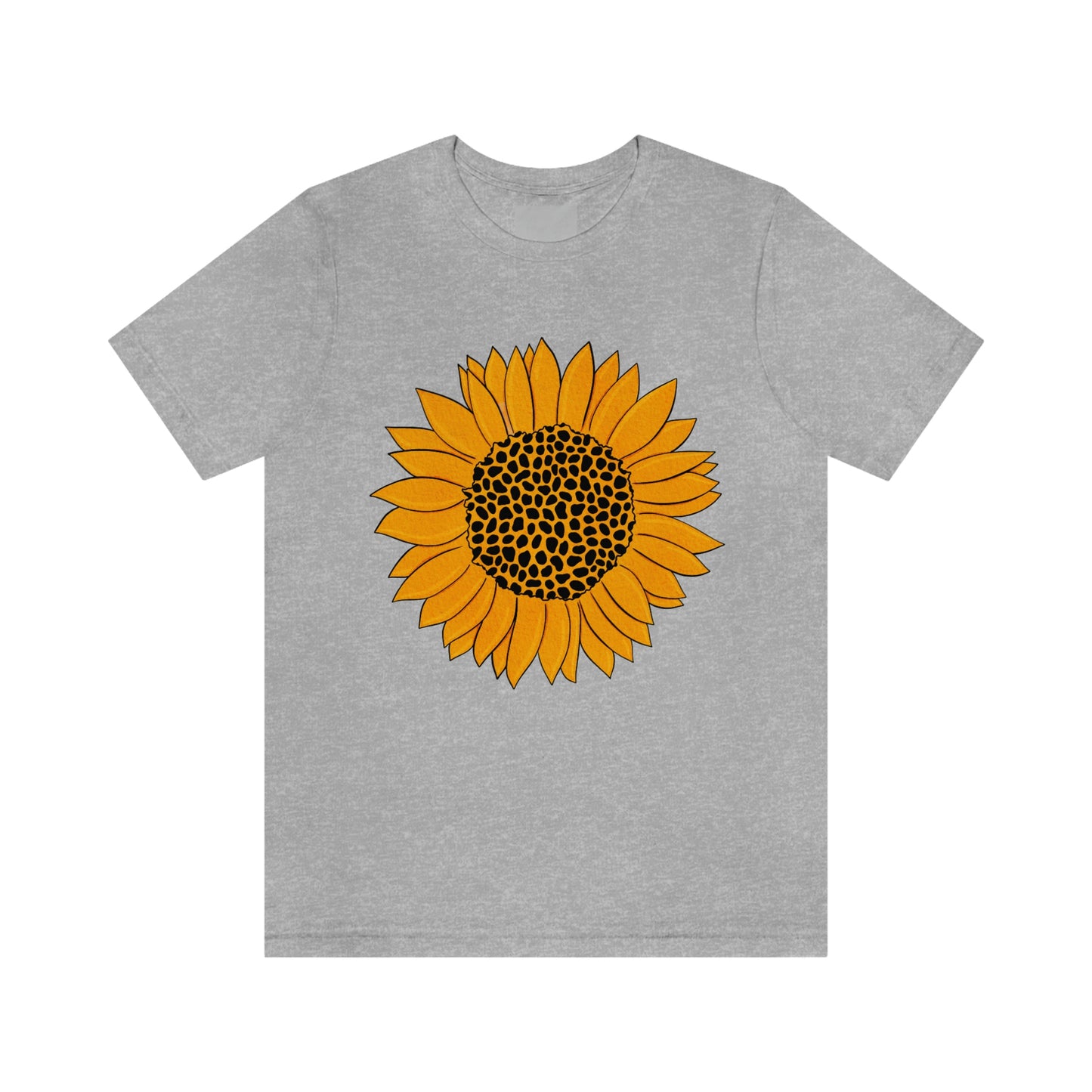Sunny Sunflower Fall Unisex Jersey Short Sleeve Tee S-3XL