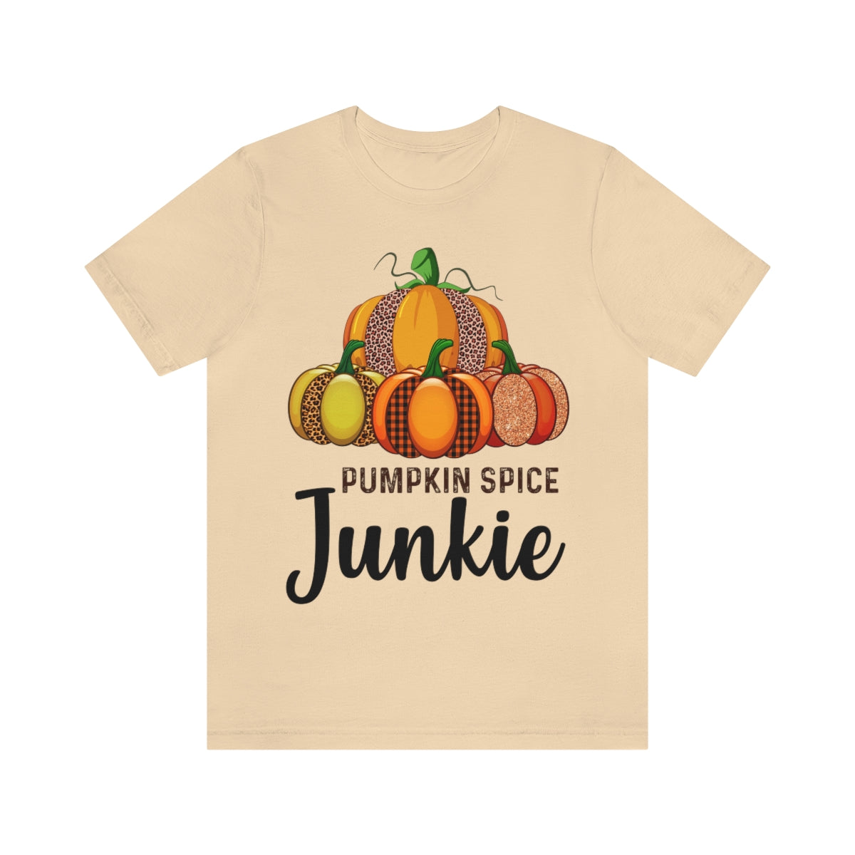 Pumpkin Spice Junkie Fall Unisex Jersey Short Sleeve Tee S-3XL