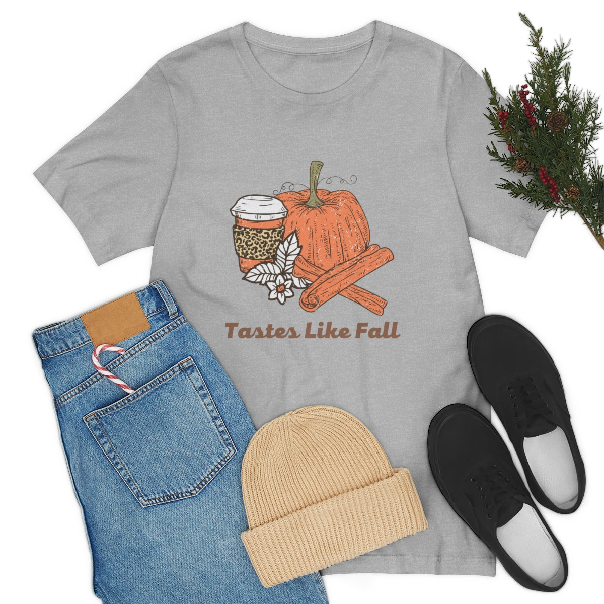 Tastes Like Fall Unisex Jersey Short Sleeve Tee S-3XL