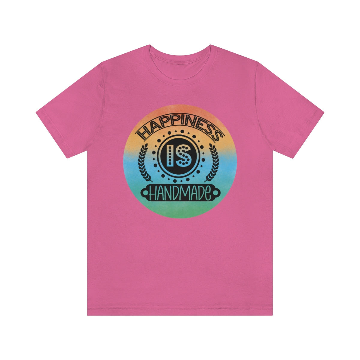 Happiness is Handmade Ombre Unisex Jersey Short Sleeve Tee S-3XL
