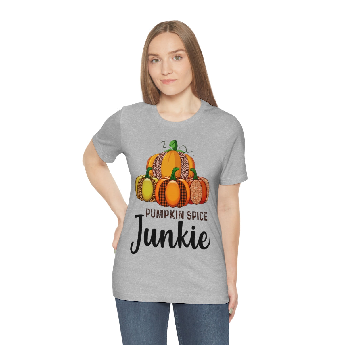 Pumpkin Spice Junkie Fall Unisex Jersey Short Sleeve Tee S-3XL