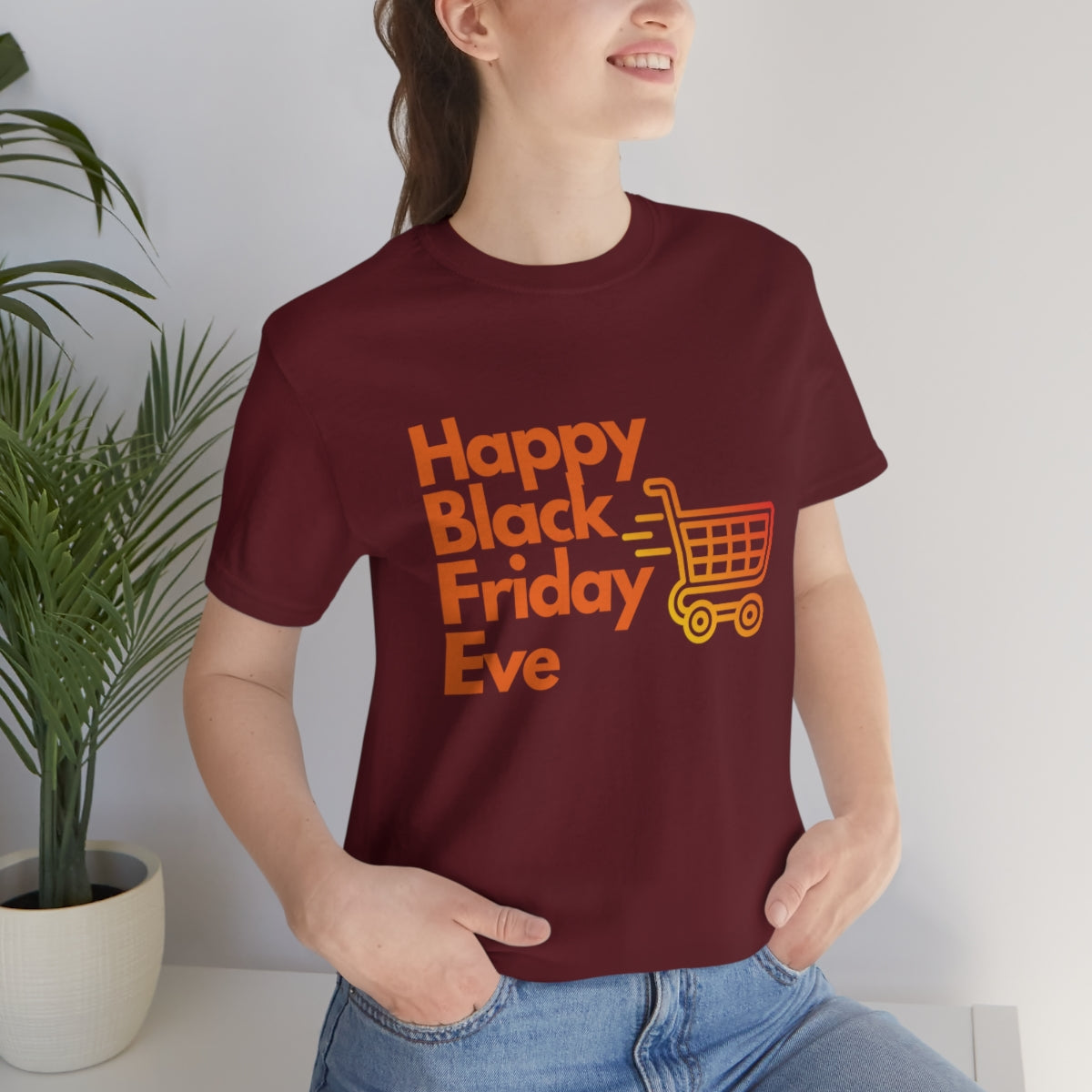Happy Black Friday Eve Thanksgiving Unisex Jersey Short Sleeve Tee S-3XL