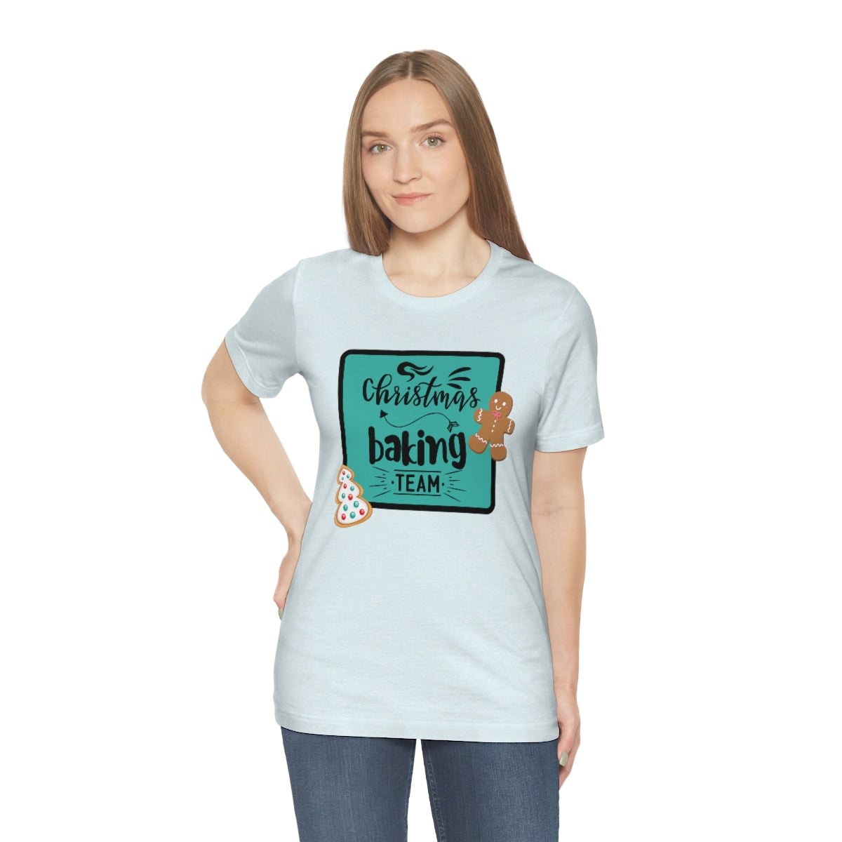 Christmas Baking Team Unisex Jersey Short Sleeve Tee S-3XL