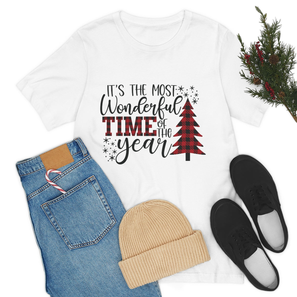 It's the Most Wonderful Time of the Year Unisex Jersey Short Sleeve Christmas Tee S-3XL