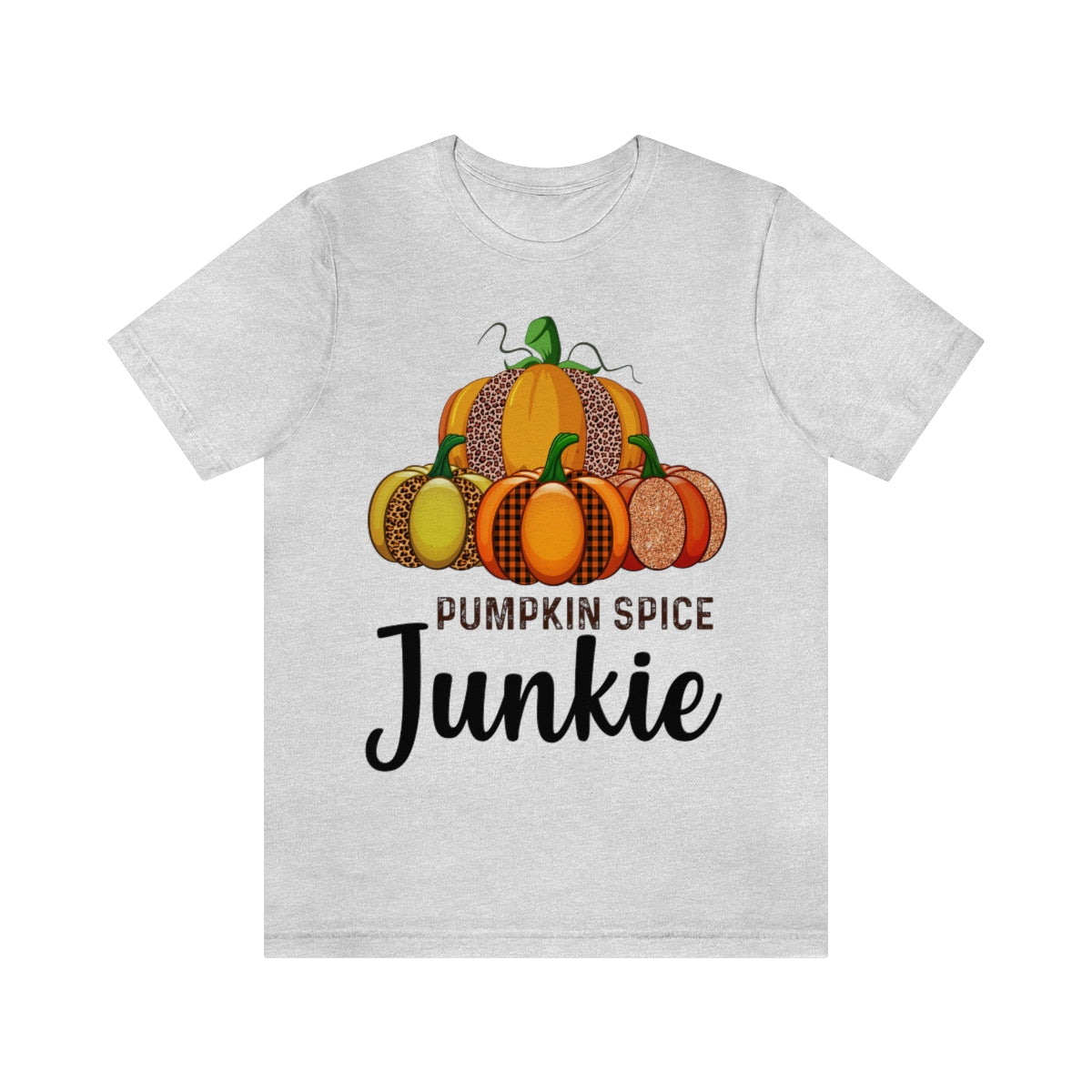 Pumpkin Spice Junkie Fall Unisex Jersey Short Sleeve Tee S-3XL