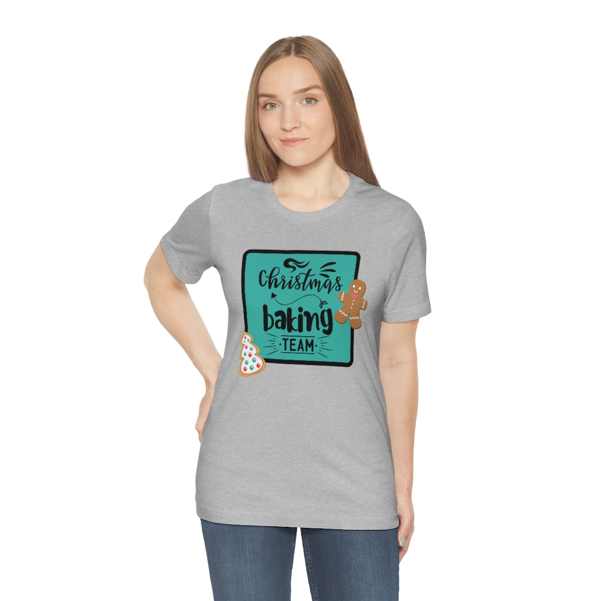 Christmas Baking Team Unisex Jersey Short Sleeve Tee S-3XL