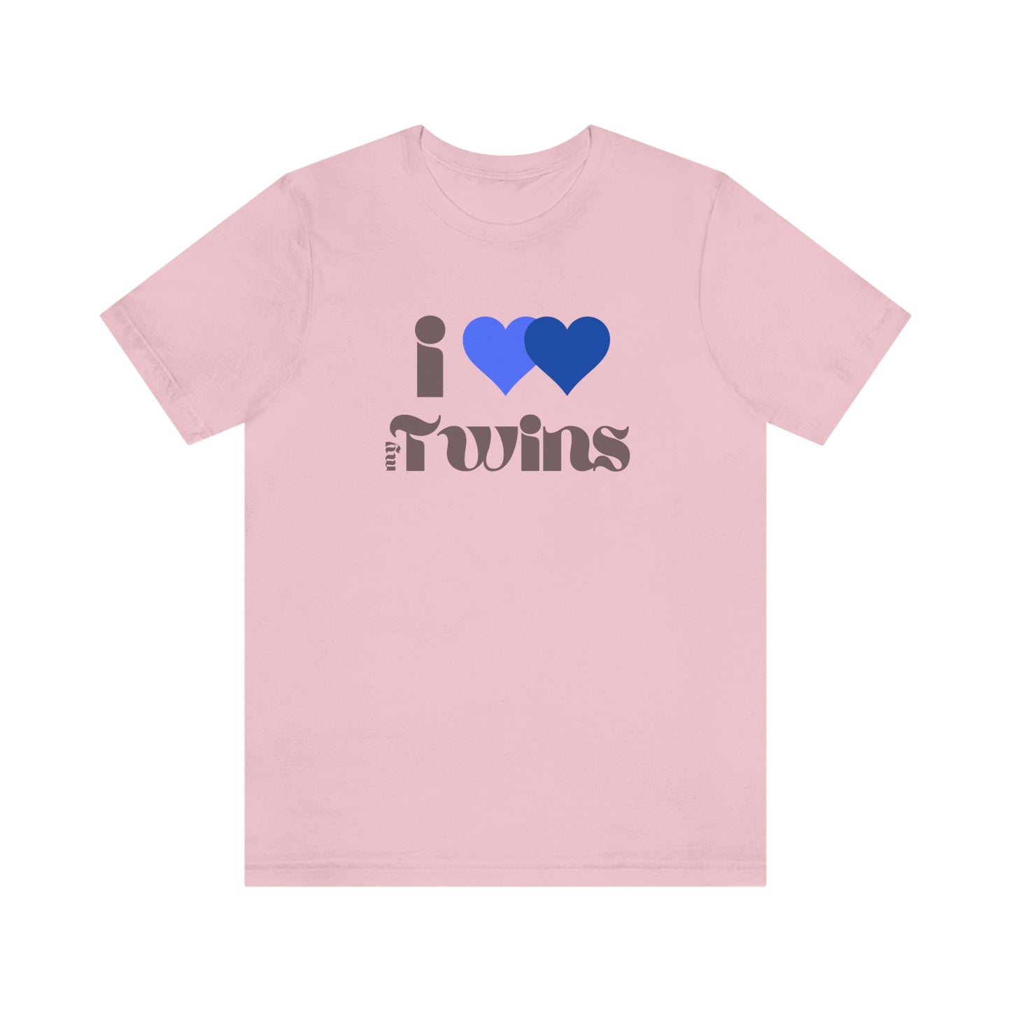 I Heart (Love) My Twins Unisex Jersey Short Sleeve Tee S-3XL