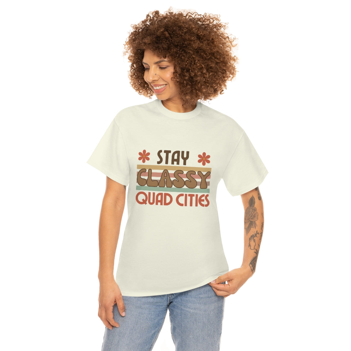 Stay Classy Quad Cities Tee Unisex S-5XL