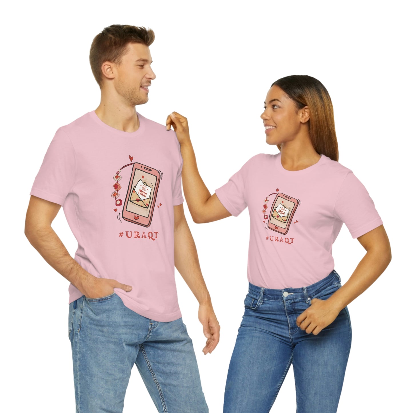 #URAQT Be Mine Valentine You are a Cutie Unisex Jersey Short Sleeve Tee Small-3XL