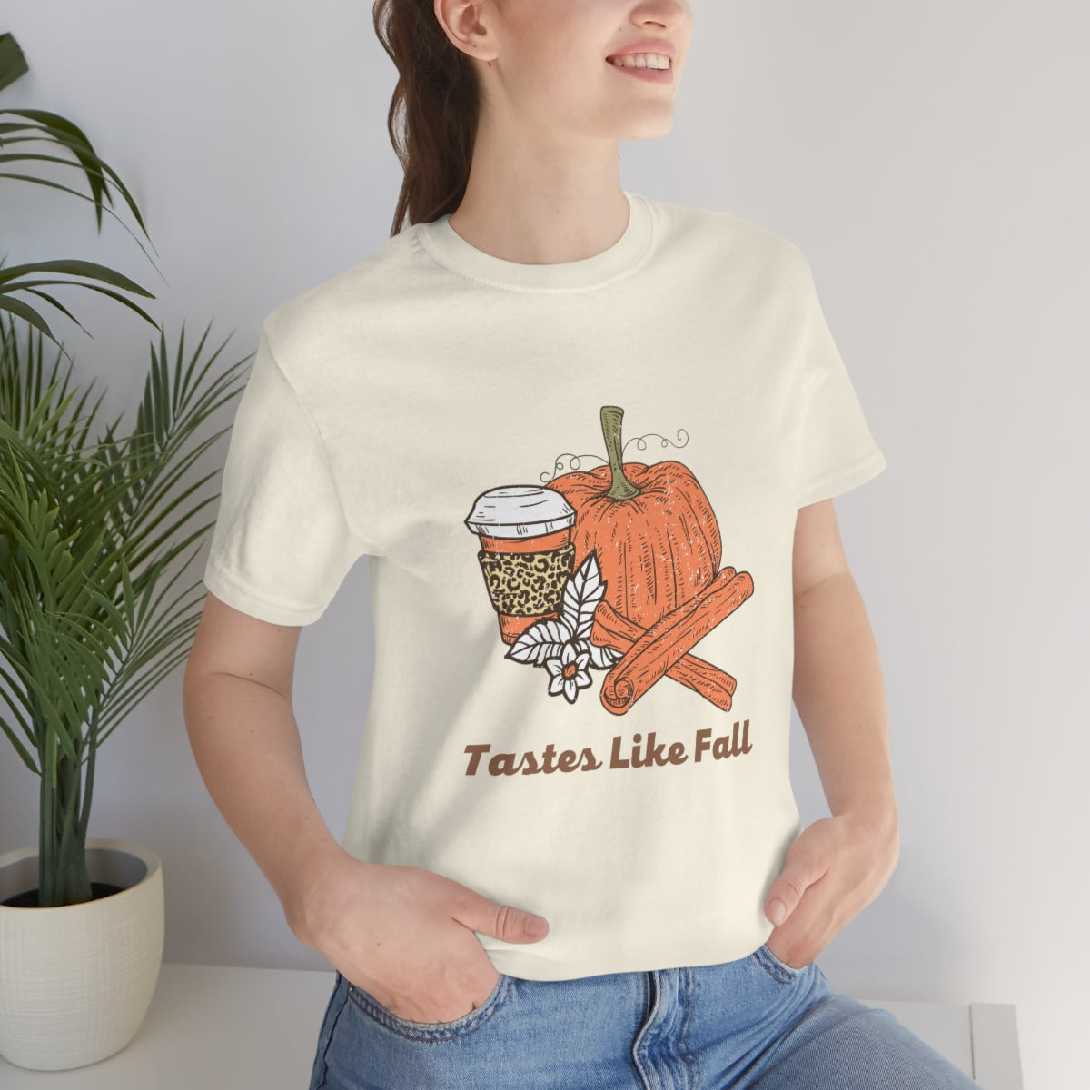Tastes Like Fall Unisex Jersey Short Sleeve Tee S-3XL