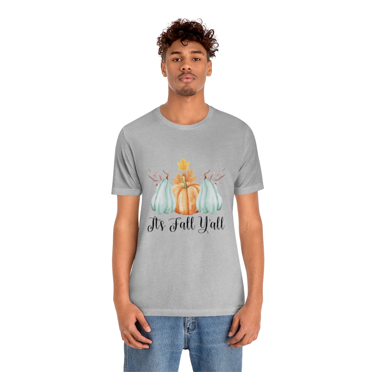 It's Fall Y'all Pumpkin Gourd Unisex Jersey Short Sleeve Tee XS-4XL