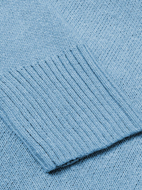 Hadley Deep V-Neck Long Sleeve Knit Top