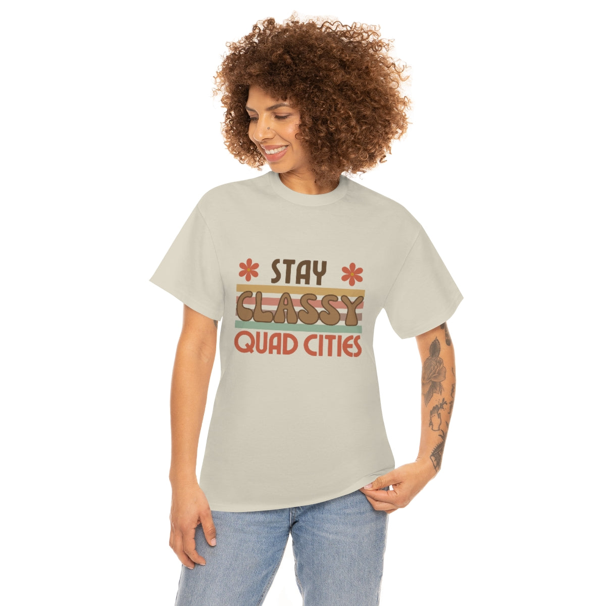 Stay Classy Quad Cities Tee Unisex S-5XL