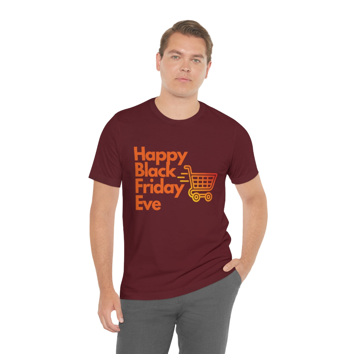 Happy Black Friday Eve Thanksgiving Unisex Jersey Short Sleeve Tee S-3XL