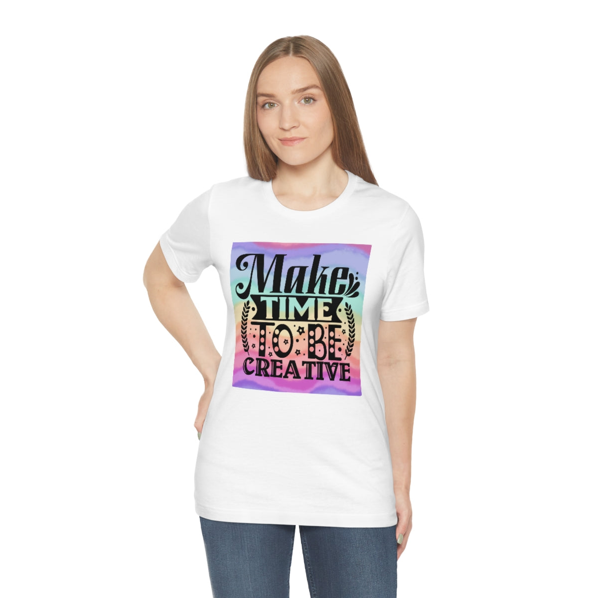 Make Time to be Creative Craft Themed Unisex Jersey Short Sleeve Tee S-3XL