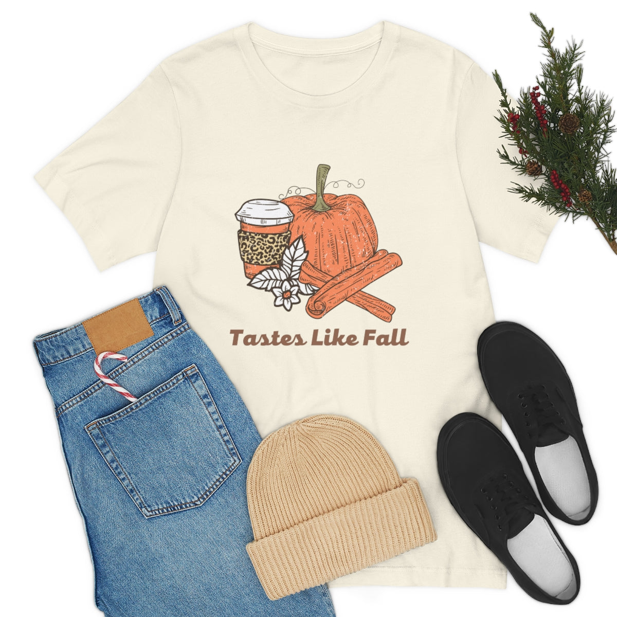 Tastes Like Fall Unisex Jersey Short Sleeve Tee S-3XL
