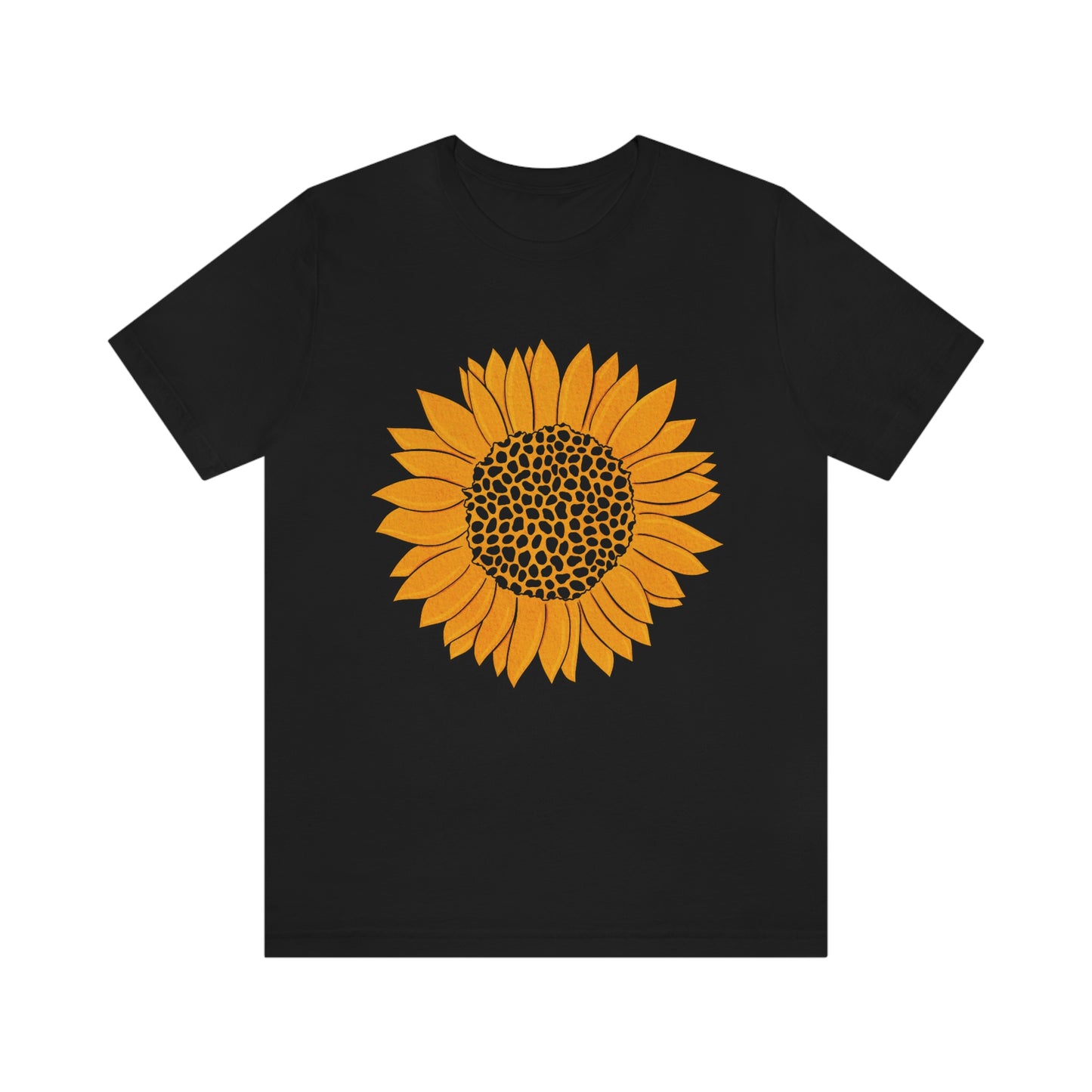 Sunny Sunflower Fall Unisex Jersey Short Sleeve Tee S-3XL