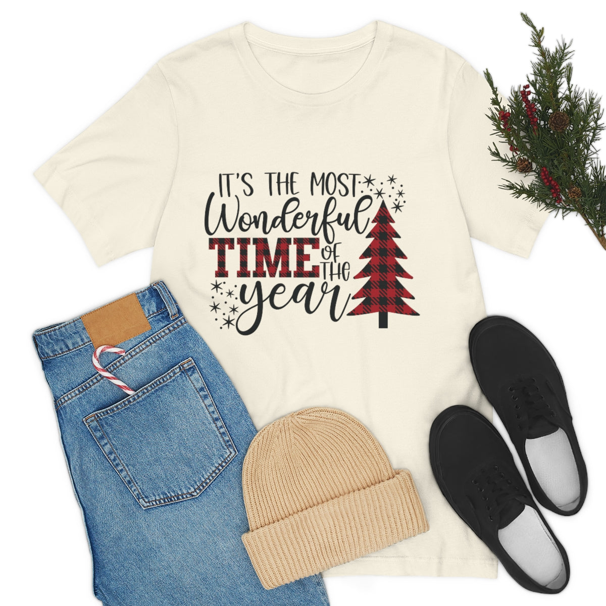 It's the Most Wonderful Time of the Year Unisex Jersey Short Sleeve Christmas Tee S-3XL