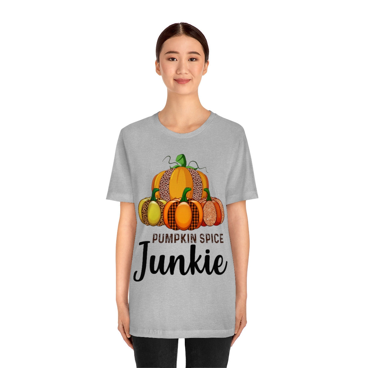 Pumpkin Spice Junkie Fall Unisex Jersey Short Sleeve Tee S-3XL