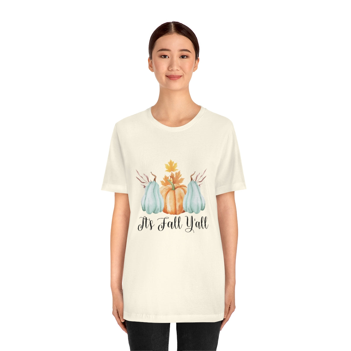 It's Fall Y'all Pumpkin Gourd Unisex Jersey Short Sleeve Tee XS-4XL