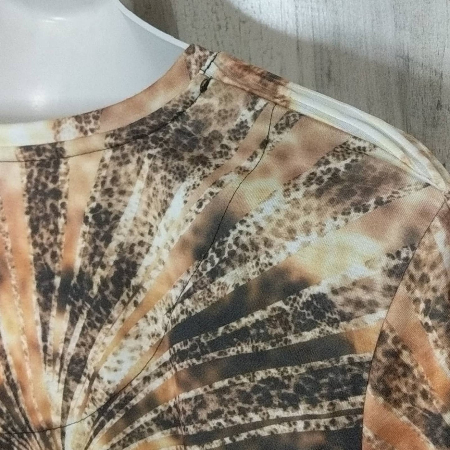 ERIN LONDON NEW Orange Sunburst Textured Top 3X