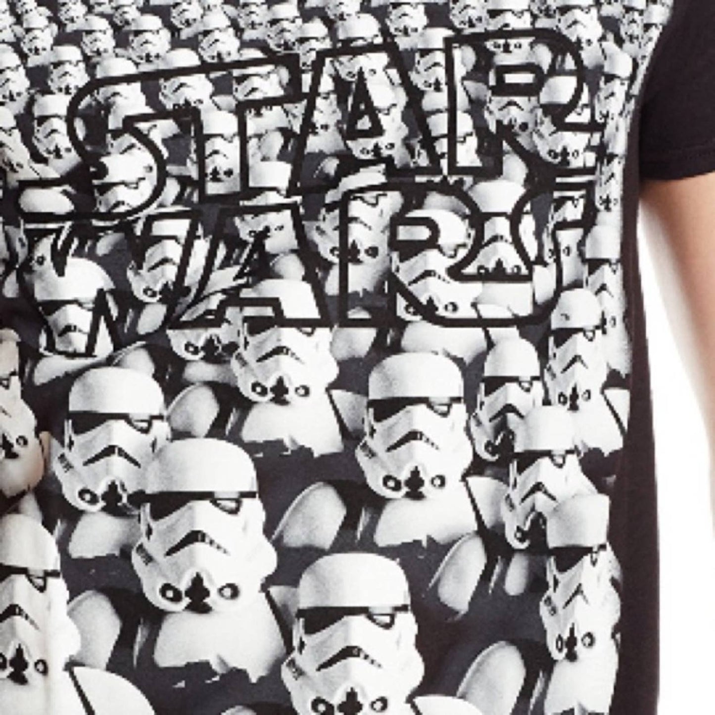 STAR WARS Black Stormtrooper Crowd Tee NEW XLarge